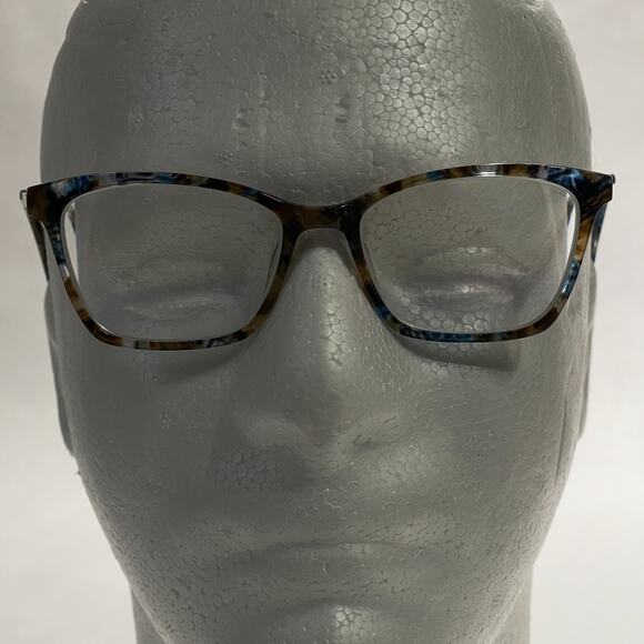 KLiik Denmark Eyeglass Frames Only 695 S401 48-15-135 Blue Brown Black Tortoise - Picture 1 of 9